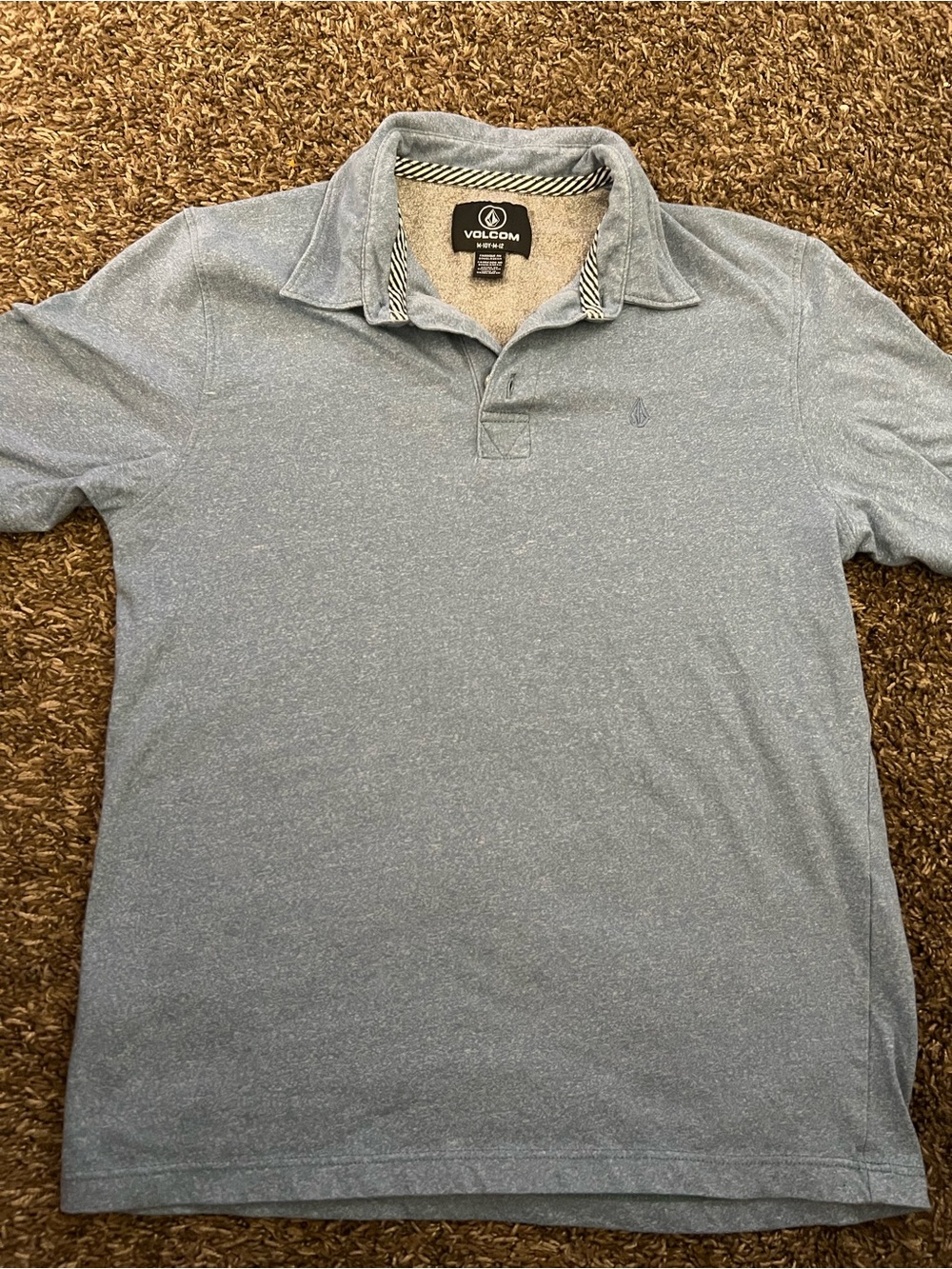 Volcom boys blue polo Medium (10)